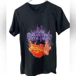 Deep Purple Judas Priest 2018 Concert US Tour Men’s M T-Shirt MINTY ROCK